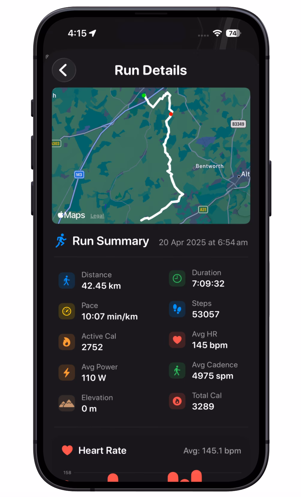 The 1% app running tracker with GPS-powered distance, pace, splits, cadence, and route analytics.